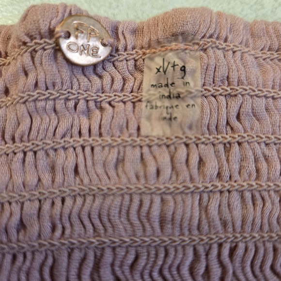 Free People NWOT FP One Athena Bralette  Smoke Rose Pink - Picture 5 of 6